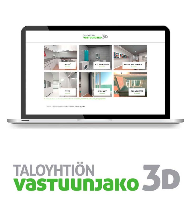 Sähköinen asiointi ja 3d vastuunjakotaulukko | Isännöinti | Kangasala | Tampere | Nokia | Pirkanmaa | Isännöintiä |